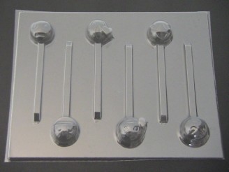 563sp Emoji Face Chocolate Candy Candy Lollipop Mold